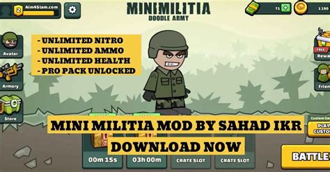 mini militia mod by sahad ikr apk